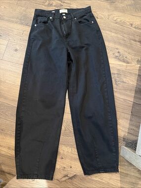 Universal Thread Black Easy Barrel Jeans